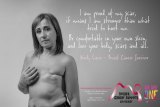 Local woman raises breast cancer awareness through powerful photo